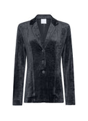 Blazer | Velour Tencel | Sakumi | Silver Velvet - shop_name