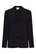 Blazer | Crêpe-Stoff | Takana | Deep Black