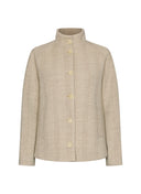 Jacket | Wool | Satono | Naturel Herringbone