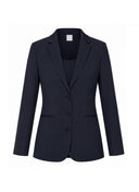Blazer | Recycled Regular-Travelqualität | Goshiko | Black-Blue