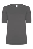 Knit | top | Half - length | cotton knit | Kie | Grey Knit - shop_name
