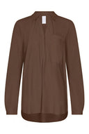 Bluse | Light-Travelqualität | Kaemi | Cacao