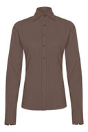 Bluse | Regular-Travelqualität | Ayaka Closed | Cacao