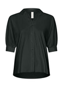 Bluse | Regular-Travelqualität| Gomy | Deep Black
