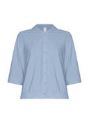 Bluse | Regular-Travelqualität | Osame | Cashmere Blue