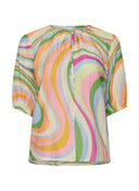 Blouse | Cotton Silk | Seny | Sunset Waves