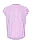 Bluse | Light-Travelqualität mit Dessin | Tokiko Dessin | Pink Lady Stripe