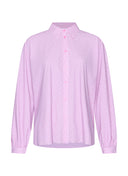 Bluse | Light-Travelqualität mit Dessin | Iwai Dessin | Pink Lady Stripe