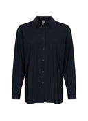 Bluse | Recycled Regular-Travelqualität | Rikuna | Black-Blue