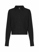Blouse | Recycled Regular Travel | Yukako | Deep Black