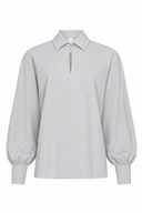 Bluse | Recycled Regular-Travelqualität | Sotoky | Mid Grey