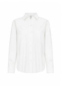 Bluse | Poplin-Stretch | Noutria | White