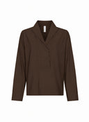 Blouse | Recycled Regular Travel | Jomiko | Brown