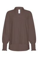 Bluse | Regular-Travelqualität | Yohei | Cacao
