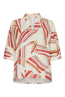 Top | Viscose linen | Rui | Geometric Lines - shop_name