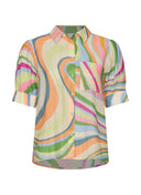 Blouse | Cotton Silk | Daiya | Sunset Waves
