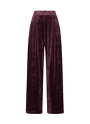 Pants | Velour Tencel | Kona Long Velvet | Wine Red Velvet - shop_name
