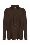 Bluse | Recycled Light-Travelqualität | Milly | Brown