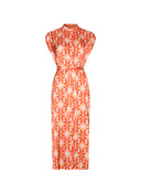 Kleid | Polyester-Satin-Stretch | Soras | Sunburst bubbles