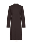 Dress | Bonded Travel | Hanae | Dark Brown - shop_name