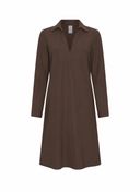 Kleid | Bonded Travelqualität | Mahiro | Brown