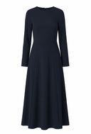 Dress | Recycled Regular Travel | Tami Long Sleeve | Black-Blue