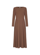 Kleid | Recycled Regular-Travelqualität | Tami Long Sleeve | Cacao