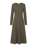 Kleid | Recycled Regular-Travelqualität | Tami Long Sleeve | Olive Night