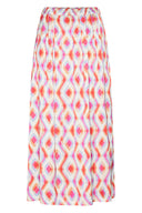 Rock | Satinviskose Dessin | Mitsuki | Ikat Sunset