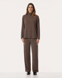 Pants | Pique Travel | Wary Pique | Cacao Brown Structure