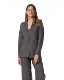 Blazer | Regular Travel Print | Goshiko Dessin | Dark Antra Stripe