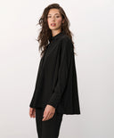 Bluse | Light-Travelqualität | Milly | Deep Black
