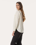 Bluse | Recycled Regular-Travelqualität | Masea | Cream