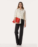 Bluse | Recycled Regular-Travelqualität | Masea | Cream
