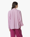 Bluse | Light-Travelqualität mit Dessin | Iwai Dessin | Pink Lady Stripe
