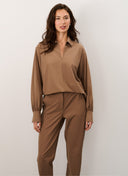 Blouse | Regular Travel | Sotoko | Mocca Mousse - shop_name