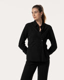Blouse | Recycled Regular Travel | Rikuna | Deep Black