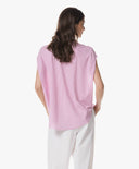 Bluse | Light-Travelqualität mit Dessin | Tokiko Dessin | Pink Lady Stripe
