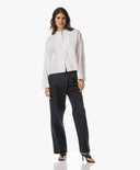 Blouse | Cotton Stretch | Mitsuyo | White - shop_name