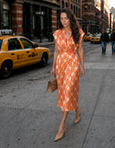 Kleid | Polyester-Satin-Stretch | Soras | Sunburst bubbles