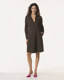 Dress | Bonded Travel | Mahiro | Brown