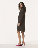Kleid | Bonded Travelqualität | Mahiro | Brown