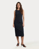 Jurk | Heavy Travel | Sahori | Black-Blue