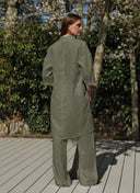 Dress | Linen | Lomitsy | Olive linen - shop_name