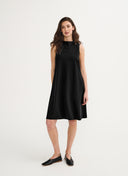Dress | Travel Jersey | Amya | Deep Black