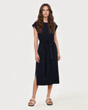 Kleid | Regular-Travelqualität | Kanako | Black-Blue