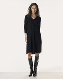 Kleid | Regular-Travelqualität | Zeya | Black-Blue