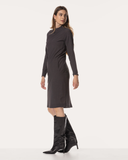 Dress | Structured Travel | Runa Pique | Merlot blend structure