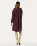 Kleid | Recycled Regular-Travelqualität | Riku | Merlot