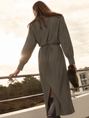 Kleid | Recycled Regular-Travelqualität | Sika | Olive Night
